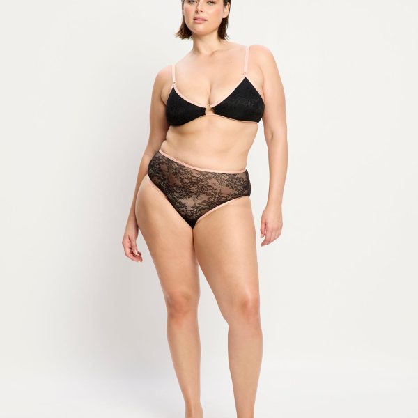 Bliss Hi Waist Brief Moderate Jet Black