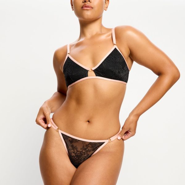 Bliss Thong Light Jet Black