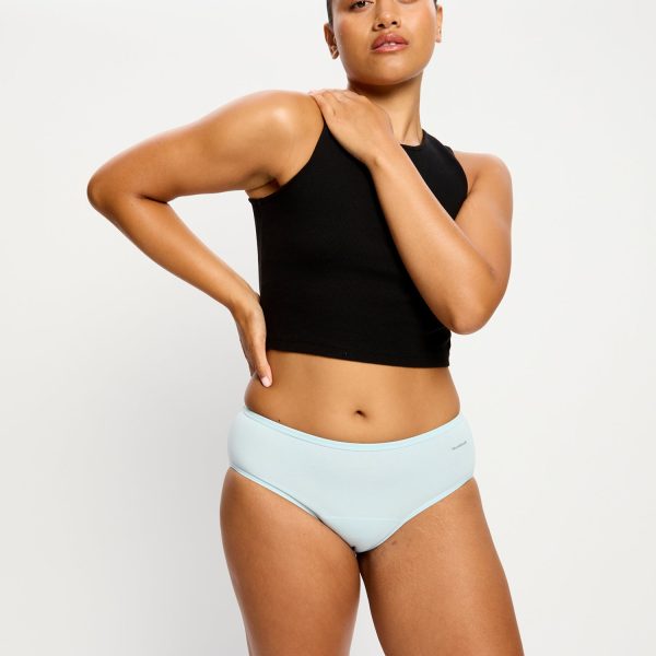 Basic Mid-Rise Brief Moderate Moody Blue