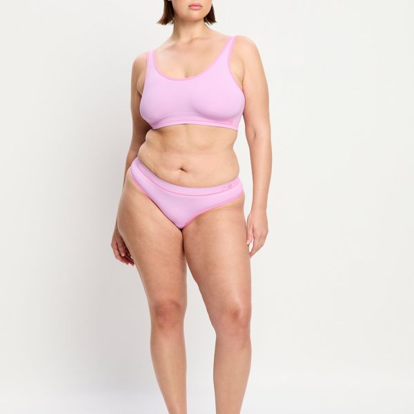 SmileyWorld® | Modibodi Seamless Thong Moisture Wicking Violet