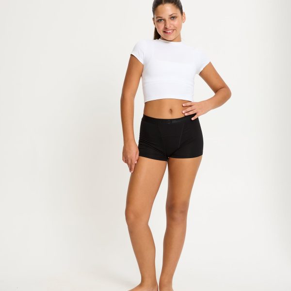 Teen Hipster Boyshort Super Black