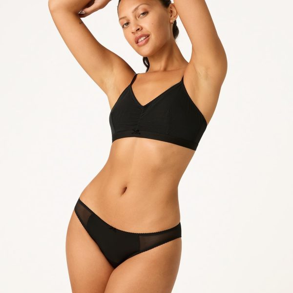 Lucia Bikini Brief Light Noir Black