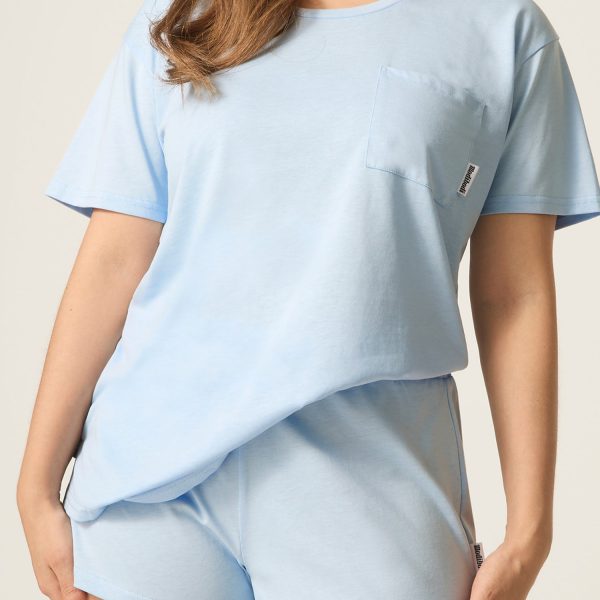 ModiDry T-Shirt Sleep Set Cashmere Blue