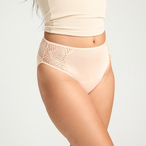 Sensual French Cut Moderate Beige