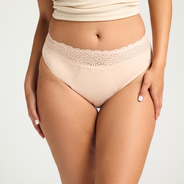 Sensual Hi Waist Bikini Maxi Beige