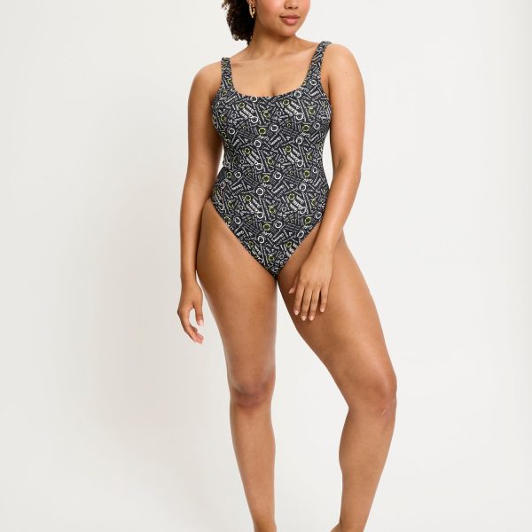 SmileyWorld® | Modibodi Swimwear Tanker One Piece Super Self Love Club