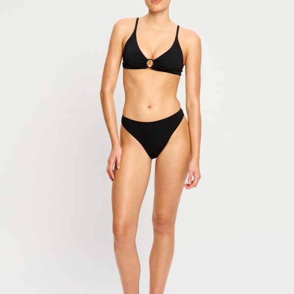 Swimwear Hi-Leg Cheeky Bottom Super Black