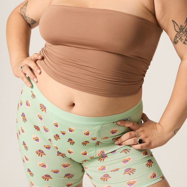 Pride Longline Short Light Hand Multi Print