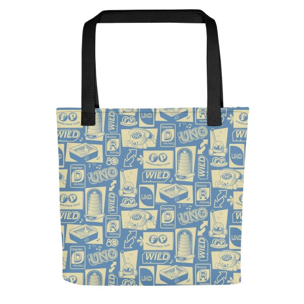 Gamer Holic 80th Retro Look Blue Tote Bag | GamersHolic.shop - Buy Now