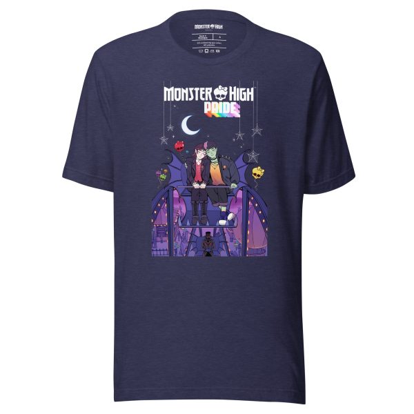 Monster High Pride Kieran & Spelldon Navy T-Shirt | GamersHolic.shop - Buy Now