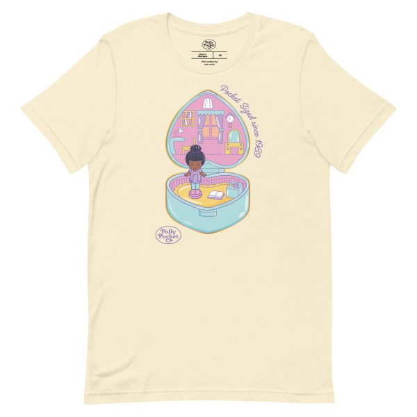 Polly Pocket Sized Since 1989 Yellow T-Shirt | GamersHolic.shop - Buy Now